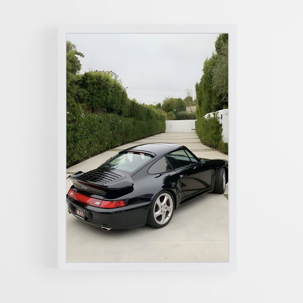 Poster dynamique turbo – affiche Porsche (vue 3)